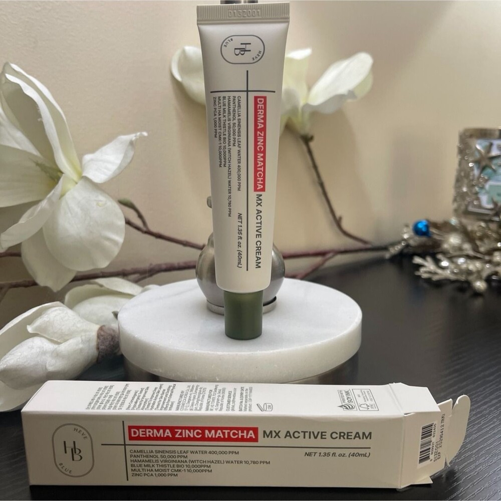 HeveBlue Derma Zinc Matcha MX Active Cream - Sealed